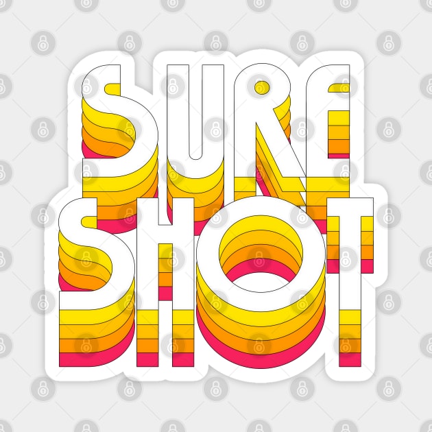 Sure Shot // Old School Hip Hop Fan Magnet by DankFutura