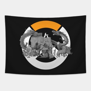 OverAnimals Tapestry