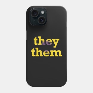 Intersex They Them Pronouns Phone Case