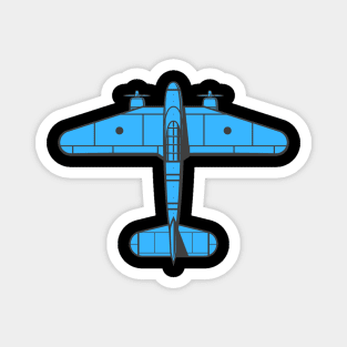 Blue Plane 1 Magnet