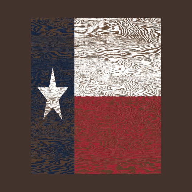 Wooden Texas Flag by Eric03091978