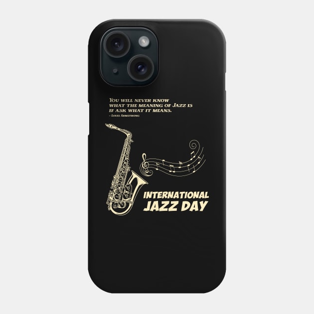 International Jazz Day Phone Case by Artaism Studio