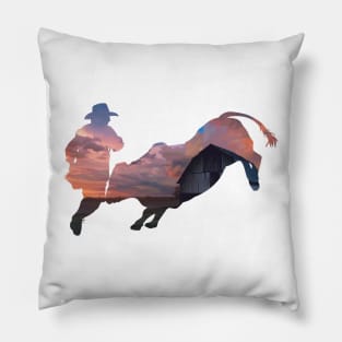 Rodeo Clown 1: Farm Sunset Pillow