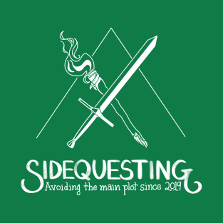 Sidequesting Logo - White T-Shirt