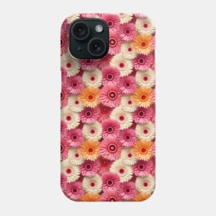 Gerbera Daisy - Pink Floral Pattern Phone Case