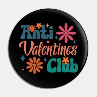 Anti Valentines Club Love Sucks Anti Love Pin