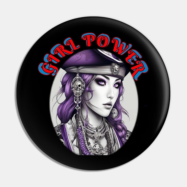 Girl power, purple pirate ship female captain Pin by sailorsam1805