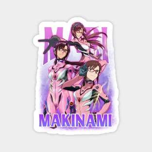 Bootleg Anime Evangelion Mari Makinami Illustrious Magnet