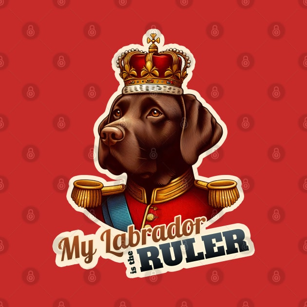 King Queen Labrador Retriever by k9-tee