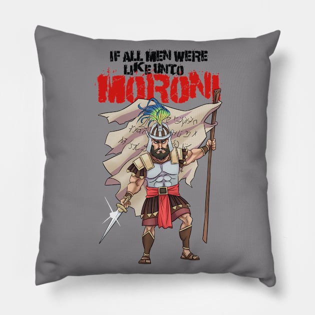 Like Unto Moroni Pillow by WithCharity