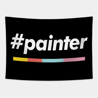 #Painter Hashtag Design Tapestry