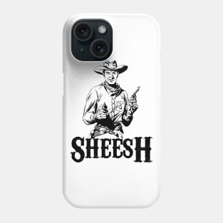 Sheesh Cowboy Black Print Phone Case