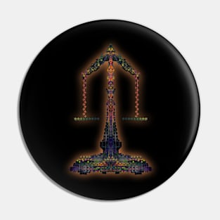 Libra 6c Black Pin