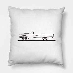 1959 Ford Thunderbird Convertible Pillow