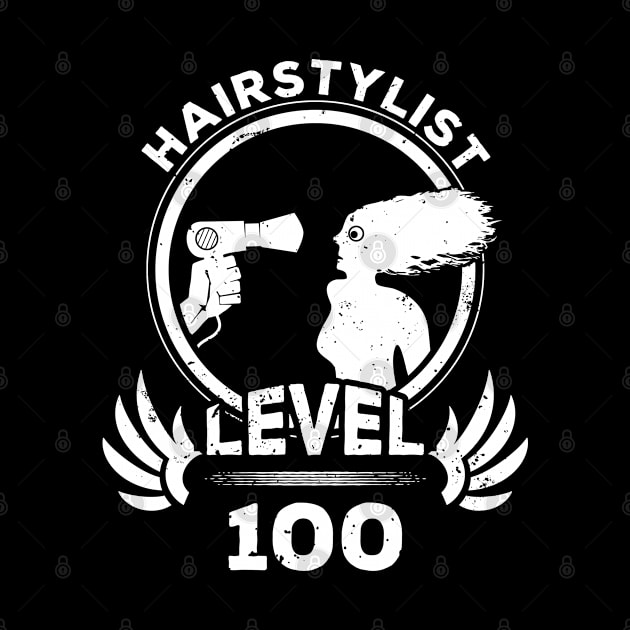 Level 100 Hairstylist Gift by atomguy