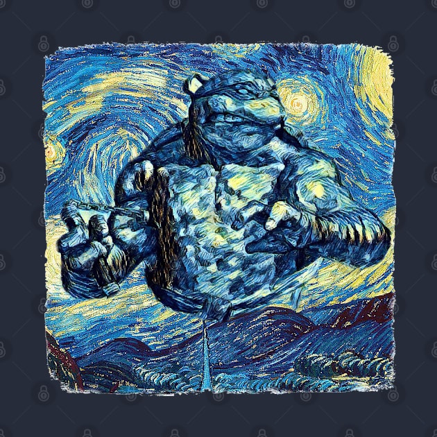 TMNT Ninja Turtles Van Gogh Style -3 by todos