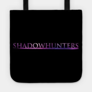 Shadowhunters logo / The Mortal Instruments (pink galaxy) - Clary, Alec, Jace, Izzy, Magnus - Malec - Parabatai - rune Tote