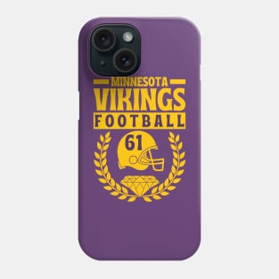 Minnesota Vikings 61 Helmet American Football Phone Case