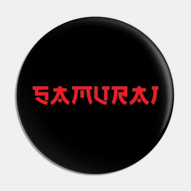 Samurai Red Pin by MrKovach