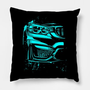 F82 M4 F80 M3 Graffiti Art Automotive Apparel Tuning Car Pillow