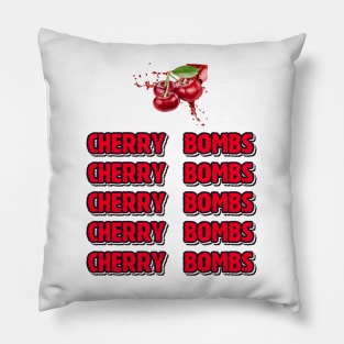 Cherry bombs Pillow