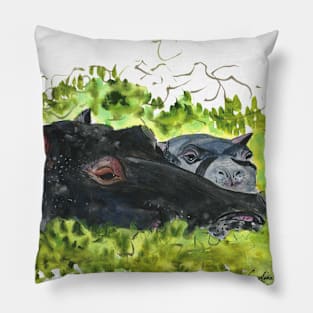 Hippopotamus Pillow