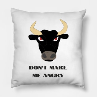 Angry Bull Pillow