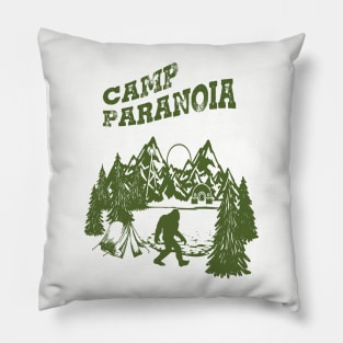 Camp PARANOIA - Bigfoot Edition! Pillow