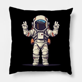 Astronaut In Space Pillow