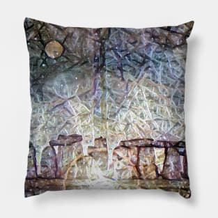 Surreal Stonehenge Pillow