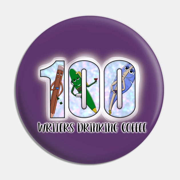 WDC 100 Episodes Pin by WritersDrinkingCoffee