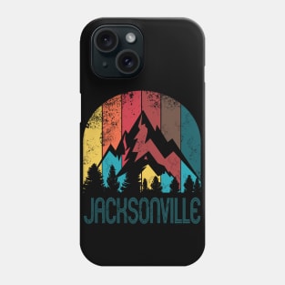 Retro City of Jacksonville T Shirt for Men Women and Kids Phone Case