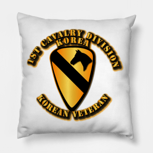 1st Cavalry Division - Korea Svc Vet Pillow