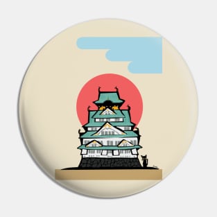 Osaka castle Pin