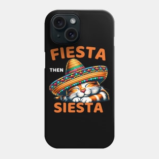 fiesta then siesta cat Phone Case