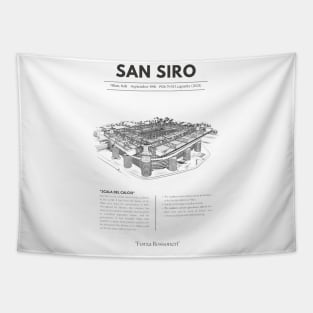 San Siro Stadium Tapestry