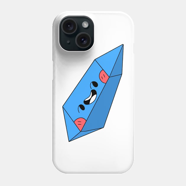 Cute crystal, kawaii bleu crystal Phone Case by Lapiiin's Cute Sticker