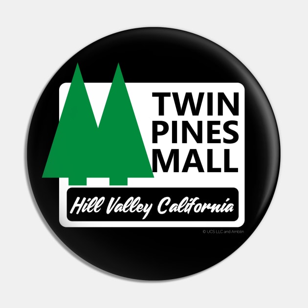 Back to the Future Twin Pines Mall Pin by Meta Cortex