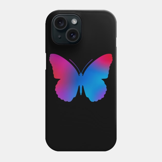 Tie Dye Butterfy Phone Case by DesignsbyZazz