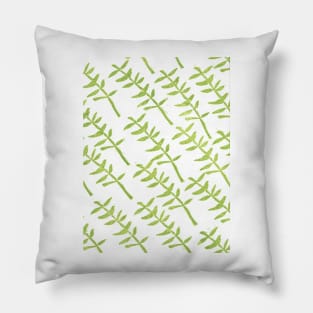 Green Branches Pillow