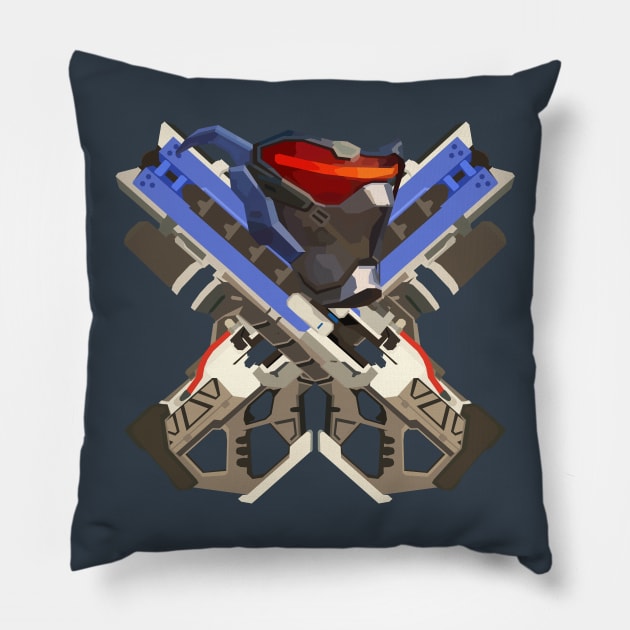 Soldier 76's Fire Power Pillow by No_One