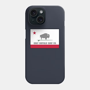 Gray Buffalo Cali Flag 2 Phone Case