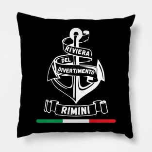 Riviera del Divertimento Rimini Italy Pillow