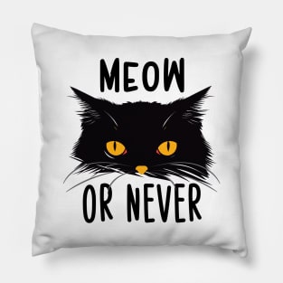 meow or never Pillow