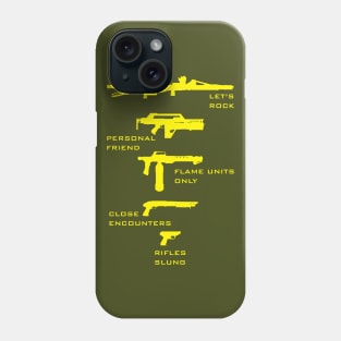 USCM Arms Tribute - yellow Phone Case