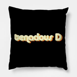 vintage color tenacious d Pillow