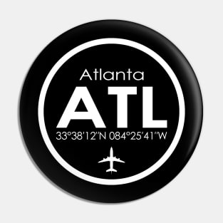 ATL, Hartsfield–Jackson Atlanta Airport Pin