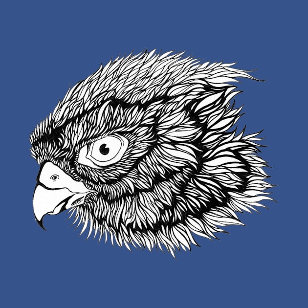 Eagle head,cute bird by naum