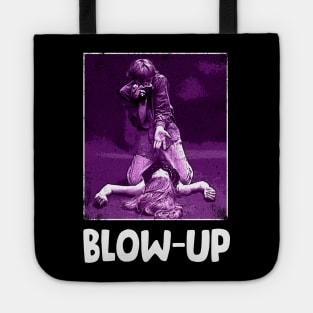 BlowUp Reverie Retro Tee Channeling the Artistic Vibe and Cultural Zeitgeist of the Influential Film Tote