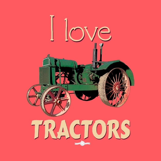 I Love Tractors Hart Parr by seadogprints